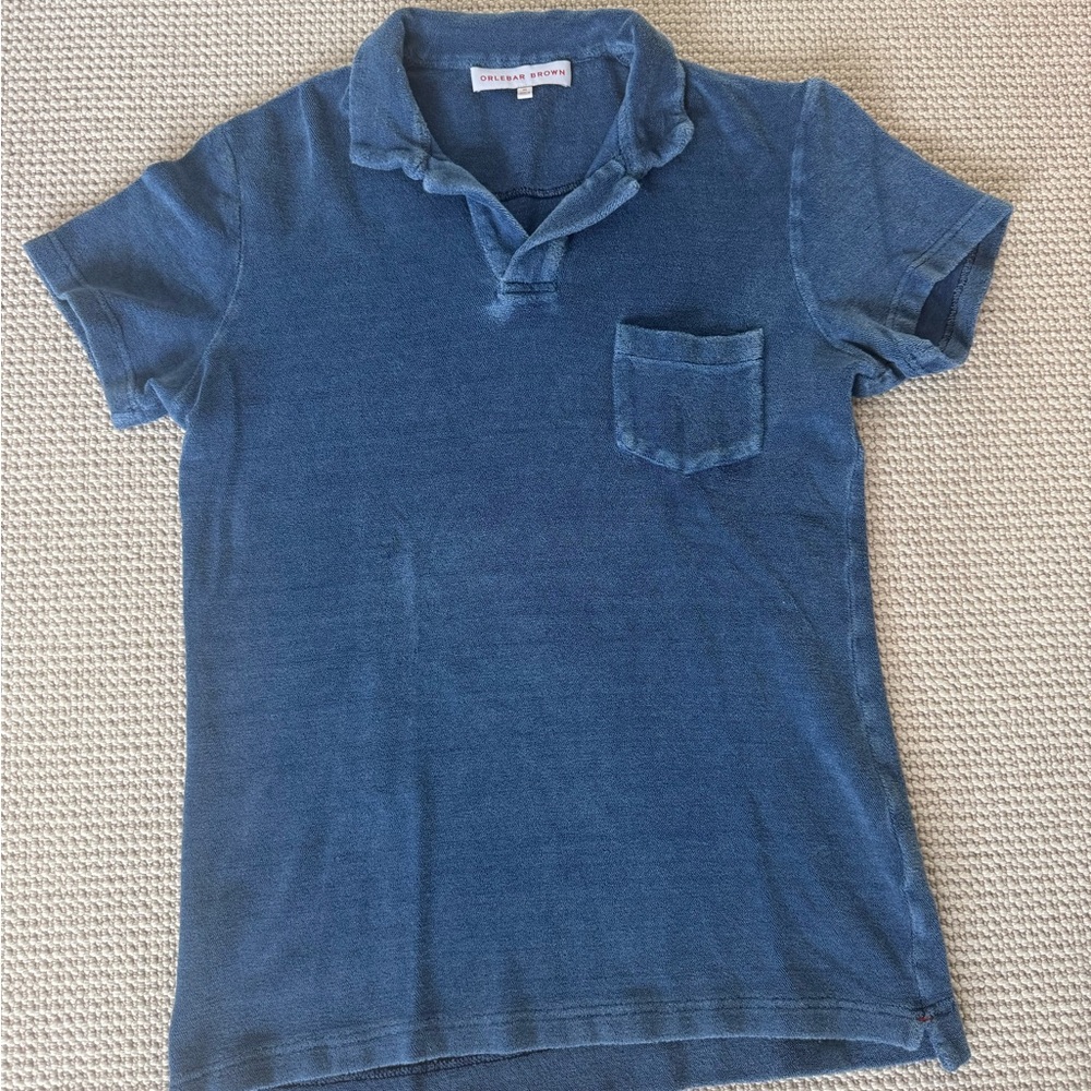 Orlebar Brown Blue Polo Shirt